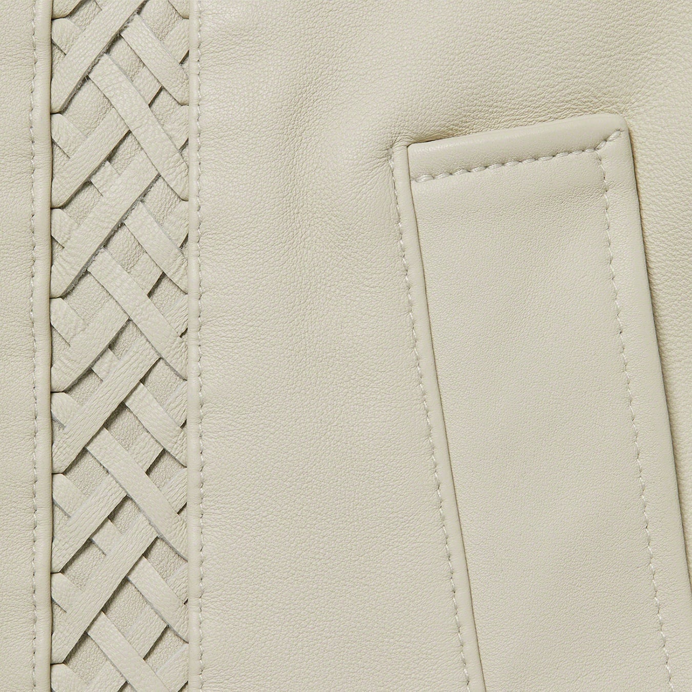 Braided Leather Overcoat view 6